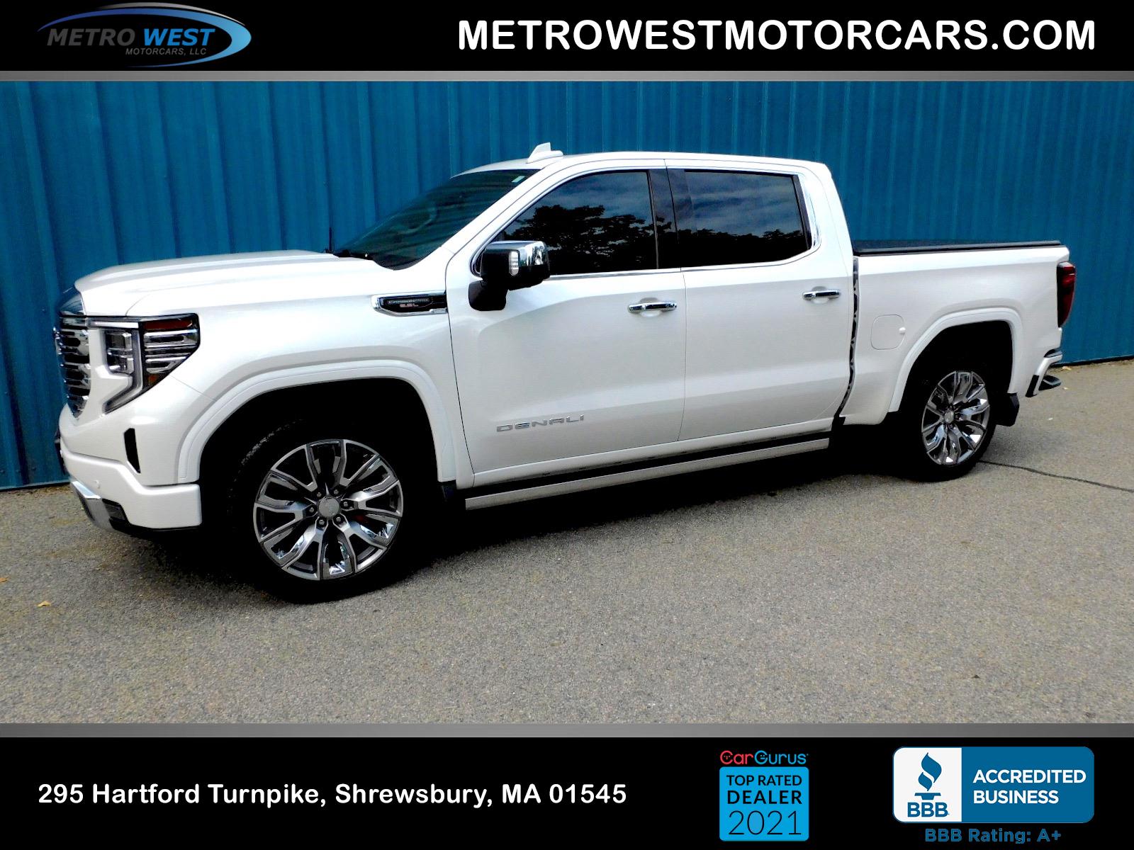White Frost Tricoat 2023 GMC Sierra 1500 Pickup Truck Four-Wheel Drive Automatic
