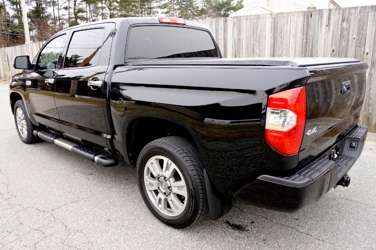 Used 2015 Toyota Tundra 4wd CrewMax 5.7L V8 Platinum Used 2015 Toyota Tundra 4wd CrewMax 5.7L V8 Platinum for sale at Metro West Motorcars LLC in Shrewsbury MA 3