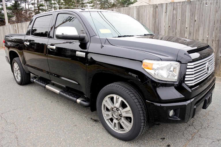 Used 2015 Toyota Tundra 4wd CrewMax 5.7L V8 Platinum Used 2015 Toyota Tundra 4wd CrewMax 5.7L V8 Platinum for sale at Metro West Motorcars LLC in Shrewsbury MA 7