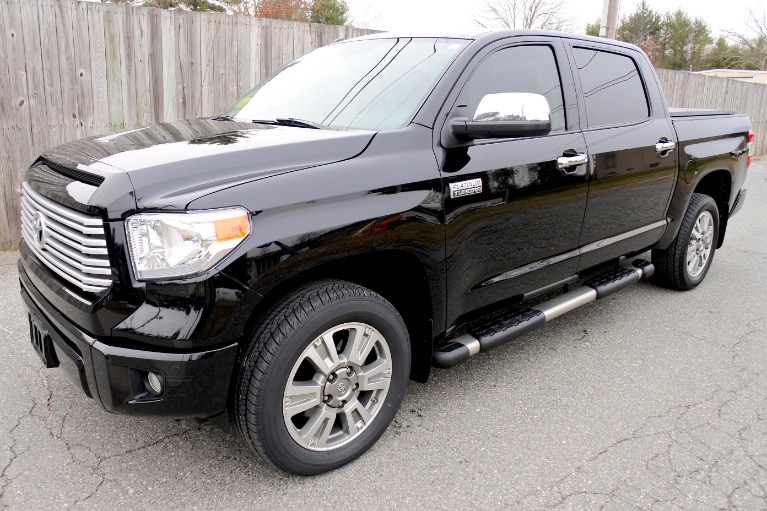 Used 2015 Toyota Tundra 4wd CrewMax 5.7L V8 Platinum Used 2015 Toyota Tundra 4wd CrewMax 5.7L V8 Platinum for sale at Metro West Motorcars LLC in Shrewsbury MA 1