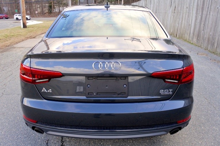 Used 2017 Audi A4 2.0T Premium Plus Quattro AWD Used 2017 Audi A4 2.0T Premium Plus Quattro AWD for sale at Metro West Motorcars LLC in Shrewsbury MA 4