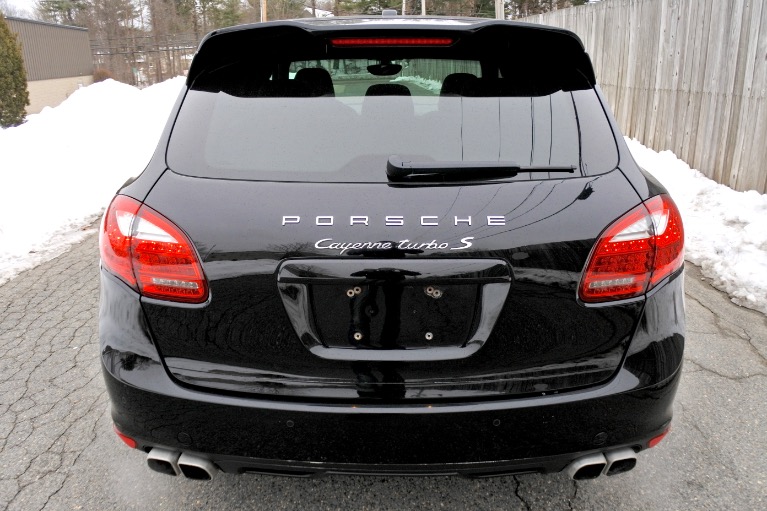 Used 2014 Porsche Cayenne Turbo S AWD Used 2014 Porsche Cayenne Turbo S AWD for sale at Metro West Motorcars LLC in Shrewsbury MA 4