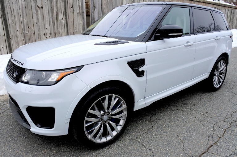 Used 2017 Land Rover Range Rover Sport V8 Supercharged SVR Used 2017 Land Rover Range Rover Sport V8 Supercharged SVR for sale at Metro West Motorcars LLC in Shrewsbury MA 1