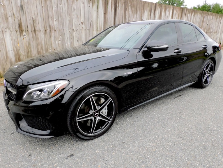 Used 2018 Mercedes-Benz C-class AMG C 43 4MATIC Sedan Used 2018 Mercedes-Benz C-class AMG C 43 4MATIC Sedan for sale  at Metro West Motorcars LLC in Shrewsbury MA 1