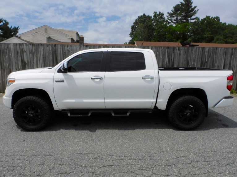 Used 2019 Toyota Tundra 4wd Platinum CrewMax 5.5'' Bed 5.7L (Natl) Used 2019 Toyota Tundra 4wd Platinum CrewMax 5.5'' Bed 5.7L (Natl) for sale  at Metro West Motorcars LLC in Shrewsbury MA 2