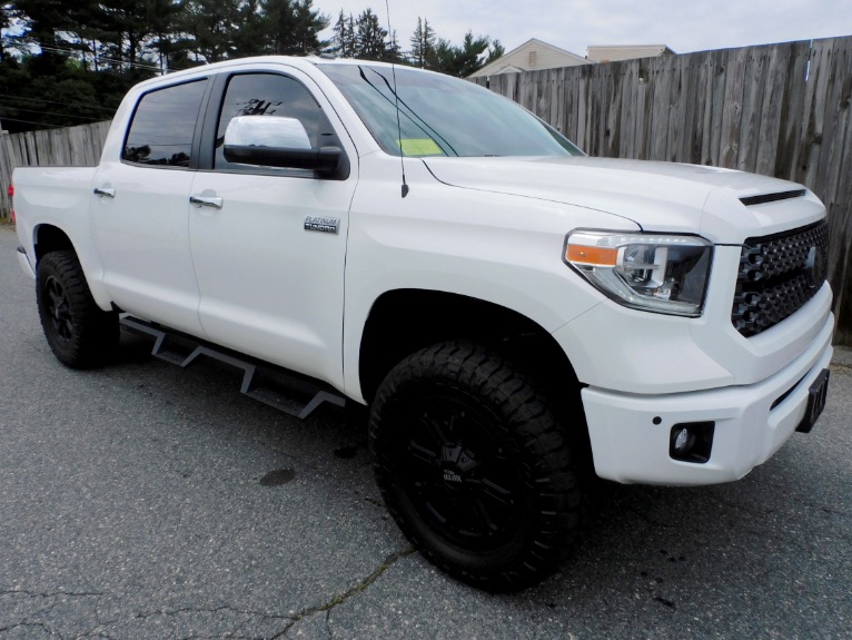 Used 2019 Toyota Tundra 4wd Platinum CrewMax 5.5'' Bed 5.7L (Natl) Used 2019 Toyota Tundra 4wd Platinum CrewMax 5.5'' Bed 5.7L (Natl) for sale  at Metro West Motorcars LLC in Shrewsbury MA 7