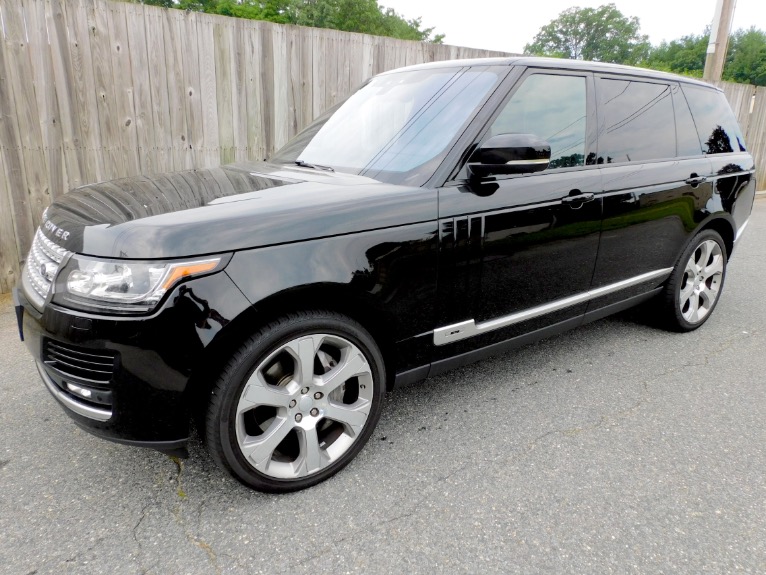 Used 2017 Land Rover Range Rover V8 Supercharged LWB Used 2017 Land Rover Range Rover V8 Supercharged LWB for sale at Metro West Motorcars LLC in Shrewsbury MA 1