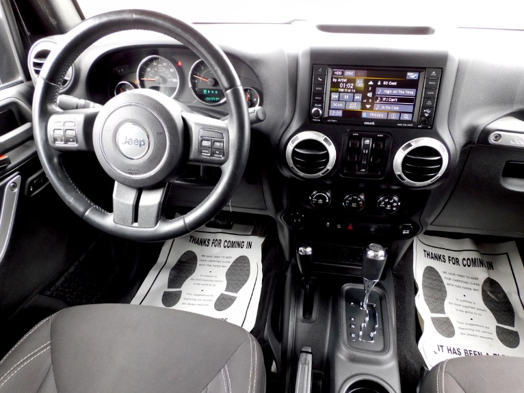 Used 2015 Jeep Wrangler Unlimited Sahara 4WD Used 2015 Jeep Wrangler Unlimited Sahara 4WD for sale at Metro West Motorcars LLC in Shrewsbury MA 10