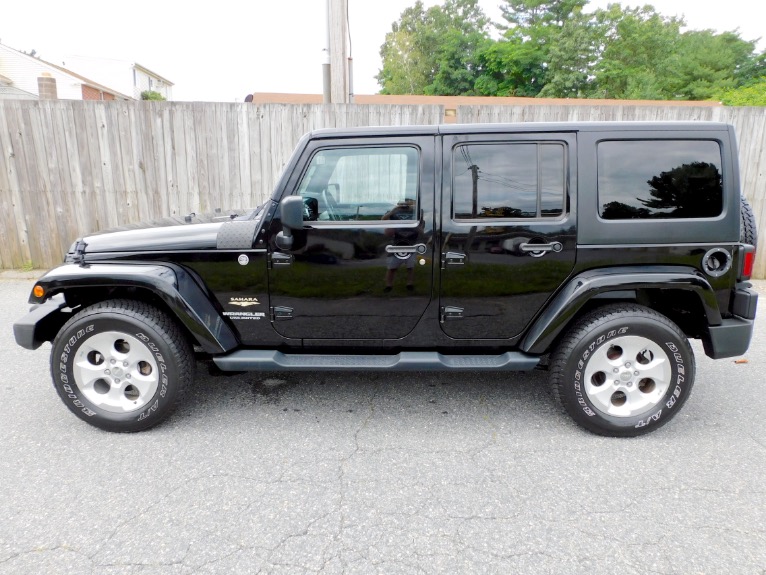 Used 2015 Jeep Wrangler Unlimited Sahara 4WD Used 2015 Jeep Wrangler Unlimited Sahara 4WD for sale at Metro West Motorcars LLC in Shrewsbury MA 2