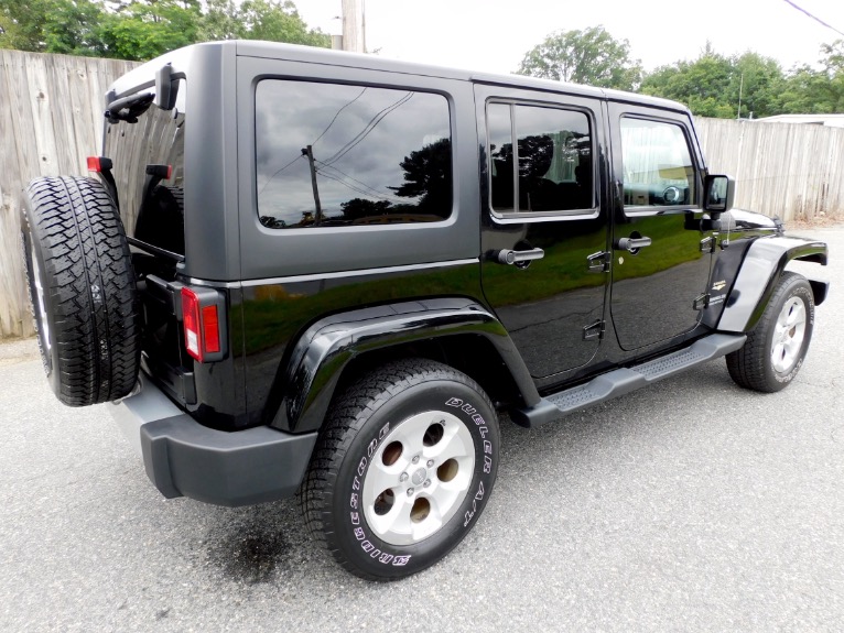 Used 2015 Jeep Wrangler Unlimited Sahara 4WD Used 2015 Jeep Wrangler Unlimited Sahara 4WD for sale at Metro West Motorcars LLC in Shrewsbury MA 5