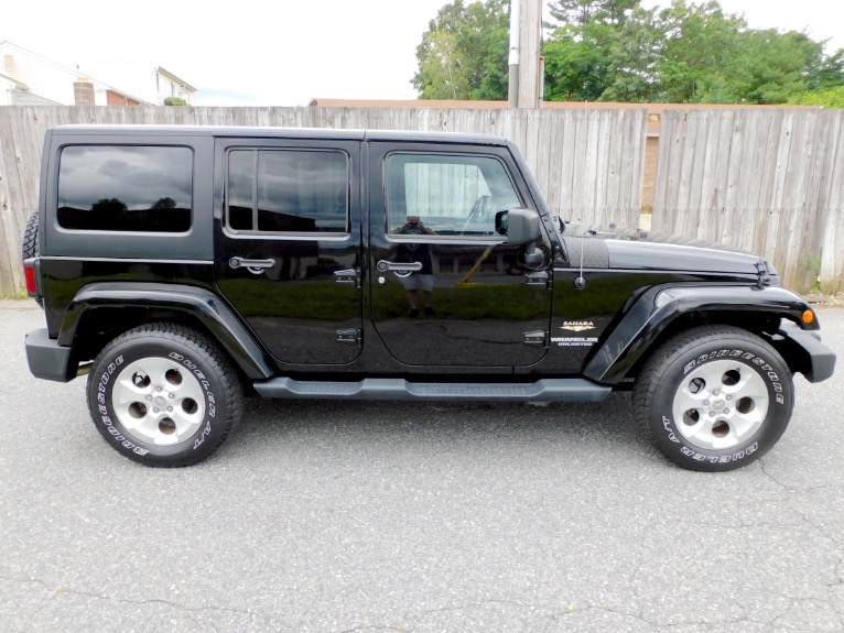 Used 2015 Jeep Wrangler Unlimited Sahara 4WD Used 2015 Jeep Wrangler Unlimited Sahara 4WD for sale at Metro West Motorcars LLC in Shrewsbury MA 6