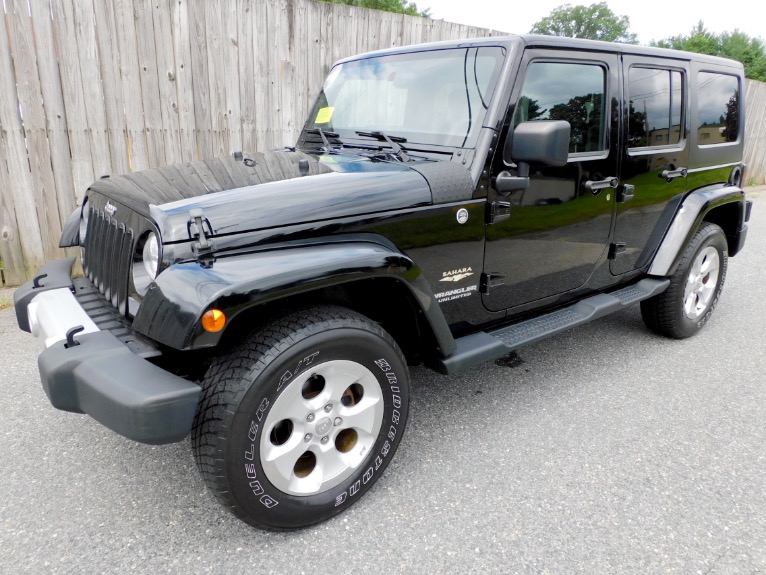 Used 2015 Jeep Wrangler Unlimited Sahara 4WD Used 2015 Jeep Wrangler Unlimited Sahara 4WD for sale  at Metro West Motorcars LLC in Shrewsbury MA 1