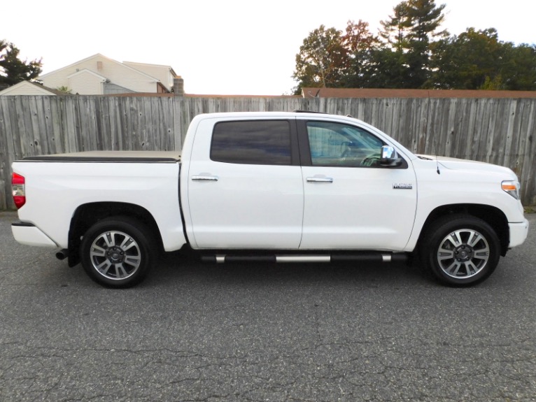 Used 2019 Toyota Tundra 4wd Platinum CrewMax 5.5'' Bed 5.7L Used 2019 Toyota Tundra 4wd Platinum CrewMax 5.5'' Bed 5.7L for sale  at Metro West Motorcars LLC in Shrewsbury MA 6