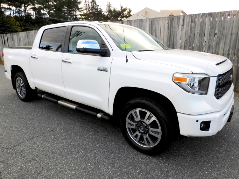 Used 2019 Toyota Tundra 4wd Platinum CrewMax 5.5'' Bed 5.7L Used 2019 Toyota Tundra 4wd Platinum CrewMax 5.5'' Bed 5.7L for sale  at Metro West Motorcars LLC in Shrewsbury MA 7