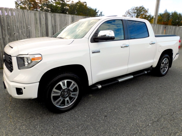 Used 2019 Toyota Tundra 4wd Platinum CrewMax 5.5'' Bed 5.7L Used 2019 Toyota Tundra 4wd Platinum CrewMax 5.5'' Bed 5.7L for sale  at Metro West Motorcars LLC in Shrewsbury MA 1