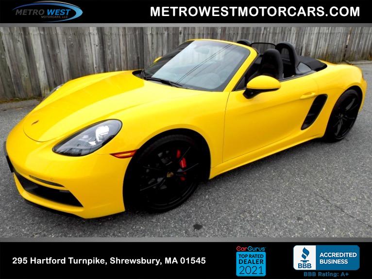 Used 2019 Porsche 718 Boxster GTS Roadster Used 2019 Porsche 718 Boxster GTS Roadster for sale  at Metro West Motorcars LLC in Shrewsbury MA 1