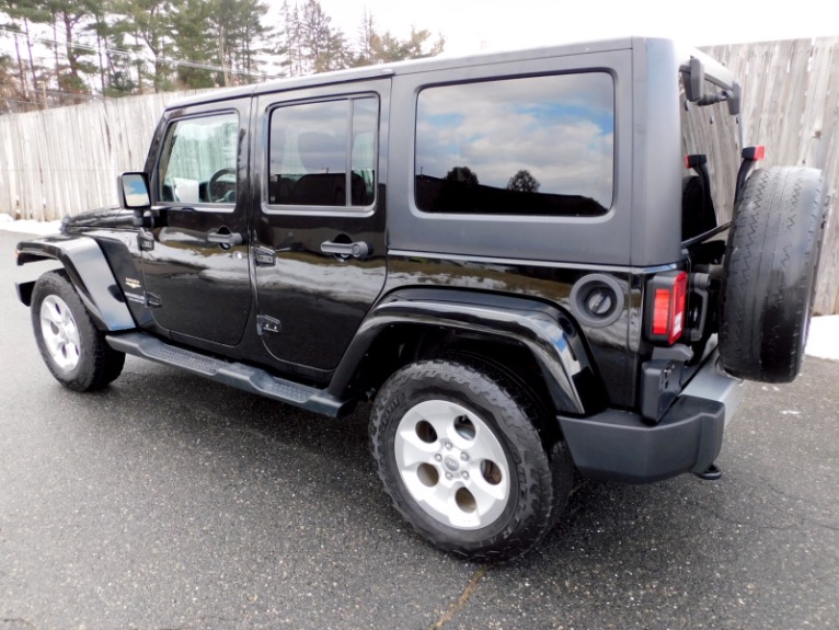 Used 2015 Jeep Wrangler Unlimited Sahara 4WD Used 2015 Jeep Wrangler Unlimited Sahara 4WD for sale at Metro West Motorcars LLC in Shrewsbury MA 3