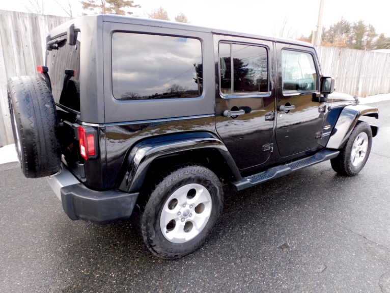 Used 2015 Jeep Wrangler Unlimited Sahara 4WD Used 2015 Jeep Wrangler Unlimited Sahara 4WD for sale at Metro West Motorcars LLC in Shrewsbury MA 5