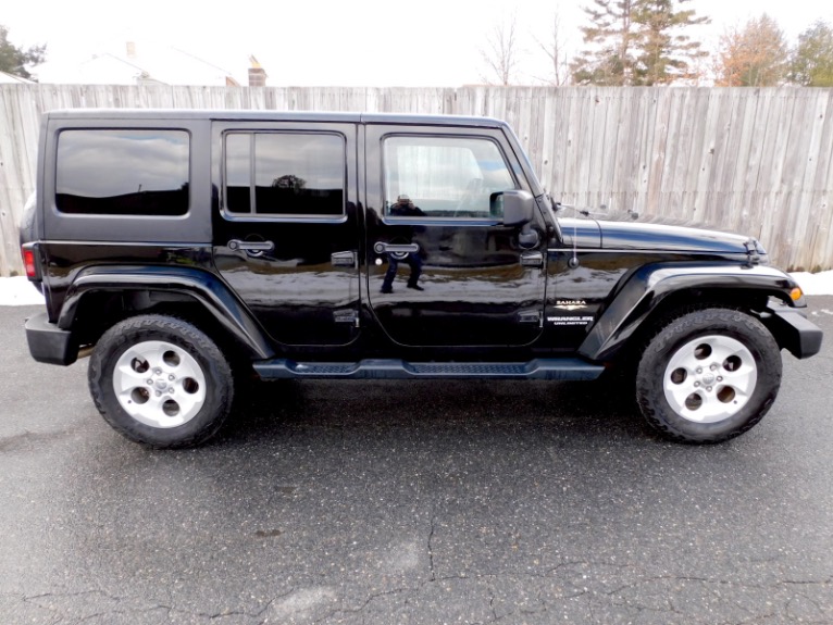 Used 2015 Jeep Wrangler Unlimited Sahara 4WD Used 2015 Jeep Wrangler Unlimited Sahara 4WD for sale at Metro West Motorcars LLC in Shrewsbury MA 6