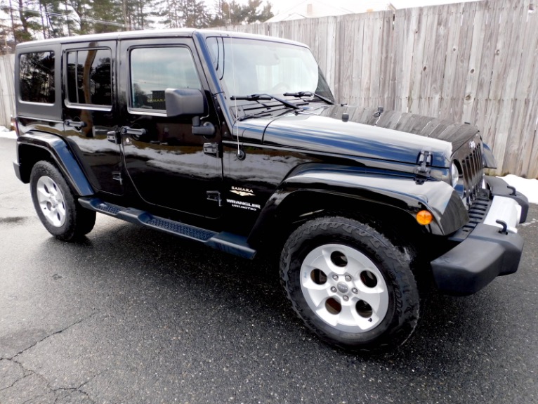 Used 2015 Jeep Wrangler Unlimited Sahara 4WD Used 2015 Jeep Wrangler Unlimited Sahara 4WD for sale at Metro West Motorcars LLC in Shrewsbury MA 7