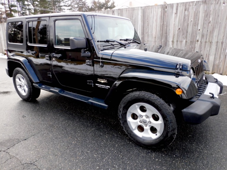 Used 2015 Jeep Wrangler Unlimited Sahara 4WD Used 2015 Jeep Wrangler Unlimited Sahara 4WD for sale  at Metro West Motorcars LLC in Shrewsbury MA 7