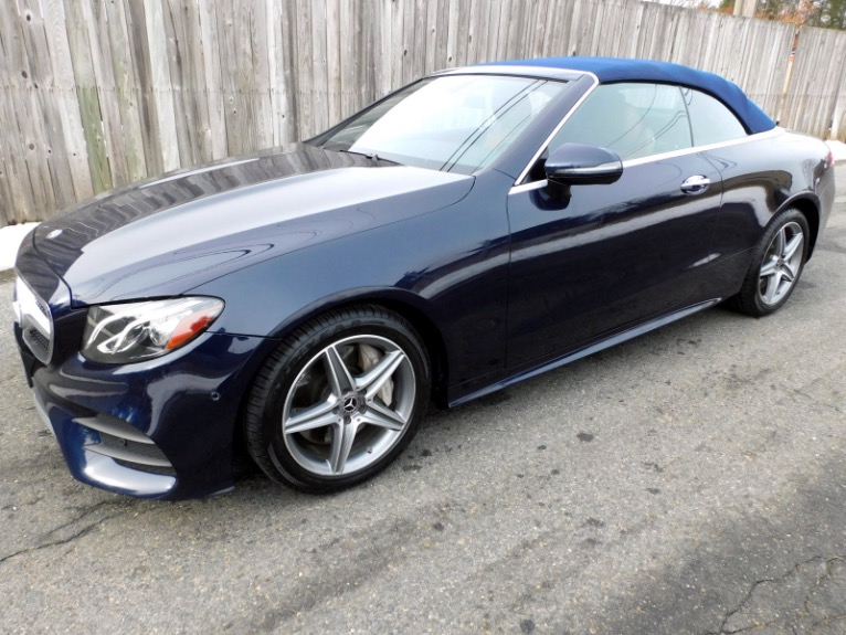 Used 2018 Mercedes-Benz E-class E 400 4MATIC Cabriolet Used 2018 Mercedes-Benz E-class E 400 4MATIC Cabriolet for sale at Metro West Motorcars LLC in Shrewsbury MA 2