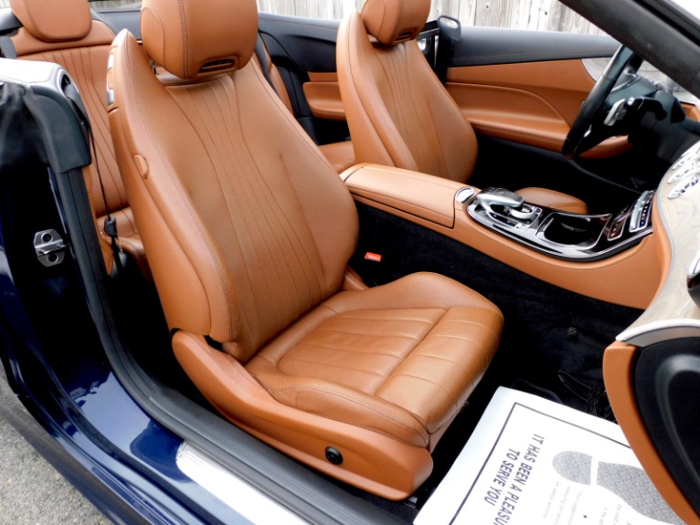 Used 2018 Mercedes-Benz E-class E 400 4MATIC Cabriolet Used 2018 Mercedes-Benz E-class E 400 4MATIC Cabriolet for sale at Metro West Motorcars LLC in Shrewsbury MA 24