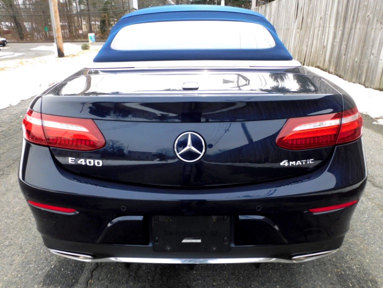 Used 2018 Mercedes-Benz E-class E 400 4MATIC Cabriolet Used 2018 Mercedes-Benz E-class E 400 4MATIC Cabriolet for sale at Metro West Motorcars LLC in Shrewsbury MA 8