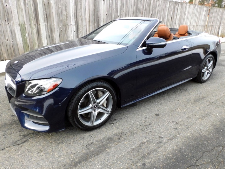 Used 2018 Mercedes-Benz E-class E 400 4MATIC Cabriolet Used 2018 Mercedes-Benz E-class E 400 4MATIC Cabriolet for sale at Metro West Motorcars LLC in Shrewsbury MA 1