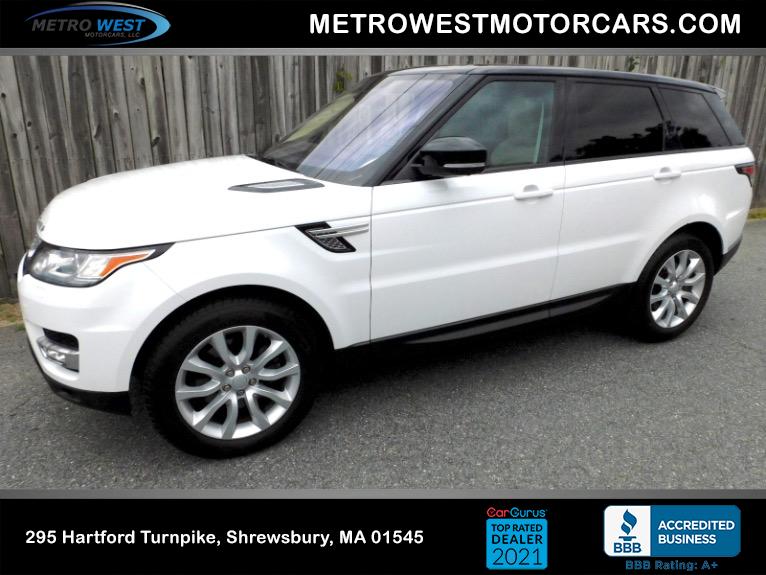 Used 2016 Land Rover Range Rover Sport HSE Used 2016 Land Rover Range Rover Sport HSE for sale  at Metro West Motorcars LLC in Shrewsbury MA 1