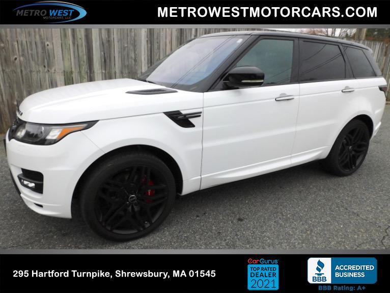 Used 2016 Land Rover Range Rover Sport HST Used 2016 Land Rover Range Rover Sport HST for sale  at Metro West Motorcars LLC in Shrewsbury MA 1