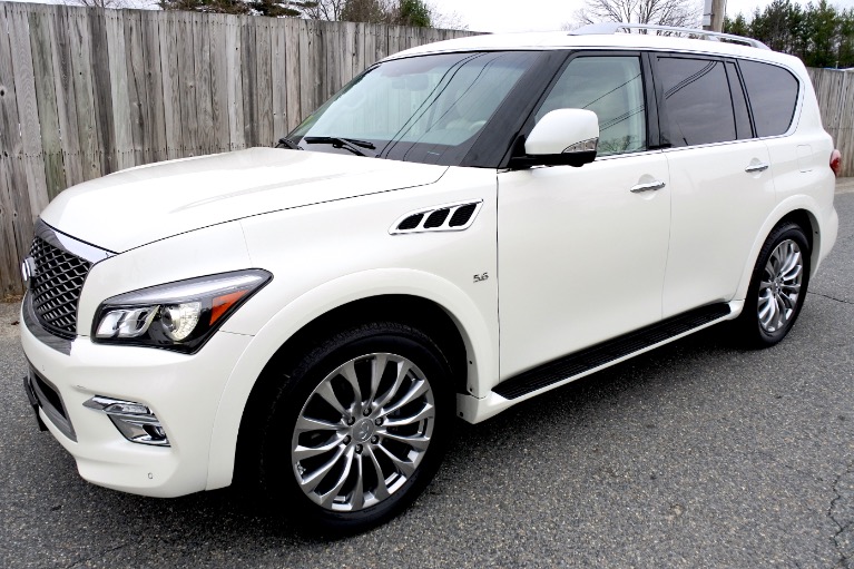 Used 2015 Infiniti Qx80 Limited 4WD Used 2015 Infiniti Qx80 Limited 4WD for sale at Metro West Motorcars LLC in Shrewsbury MA 1