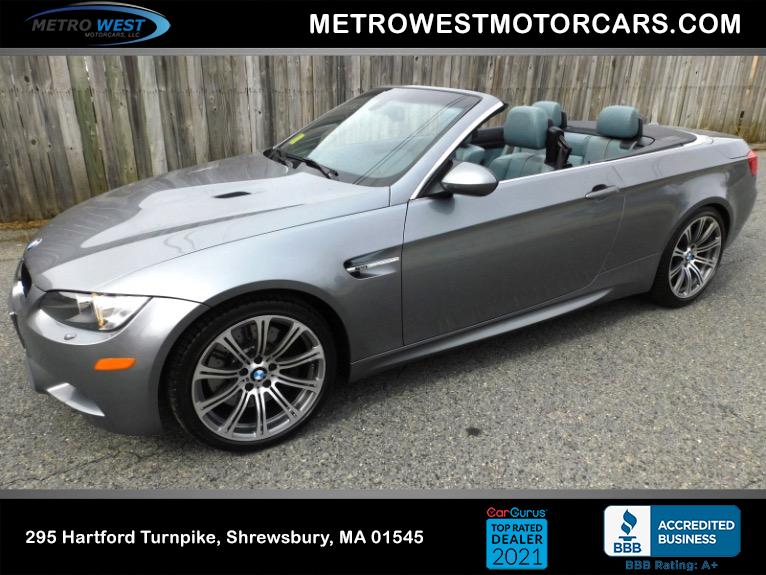 Used 2013 BMW M3 Convertible Used 2013 BMW M3 Convertible for sale at Metro West Motorcars LLC in Shrewsbury MA 1