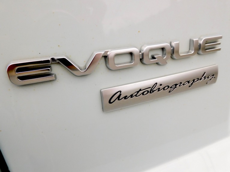 Used 2016 Land Rover Range Rover Evoque Autobiography Used 2016 Land Rover Range Rover Evoque Autobiography for sale at Metro West Motorcars LLC in Shrewsbury MA 27