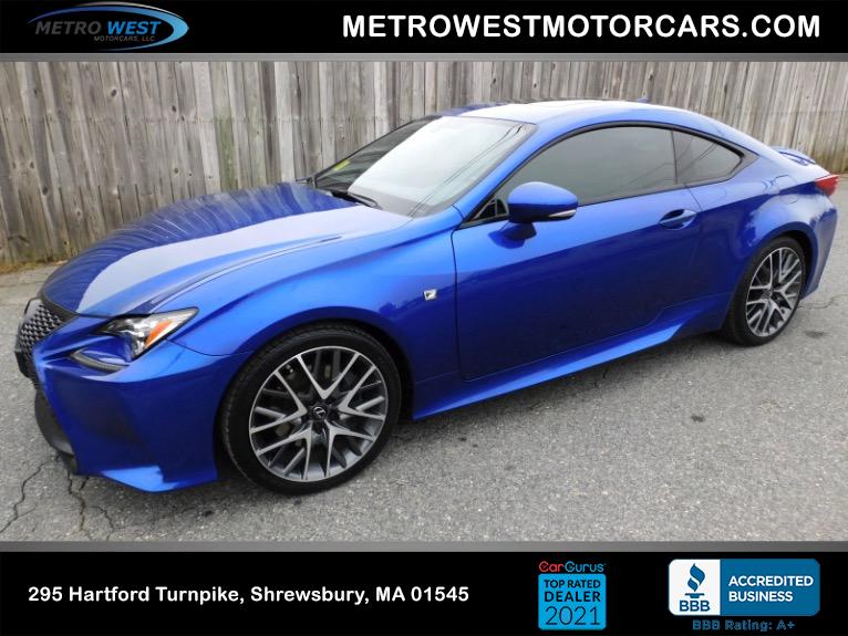 Used 2016 Lexus Rc 300 Coupe Used 2016 Lexus Rc 300 Coupe for sale at Metro West Motorcars LLC in Shrewsbury MA 1