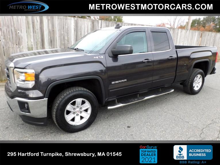 Used 2015 GMC Sierra 1500 4WD Double Cab 143.5' SLE Used 2015 GMC Sierra 1500 4WD Double Cab 143.5' SLE for sale  at Metro West Motorcars LLC in Shrewsbury MA 1