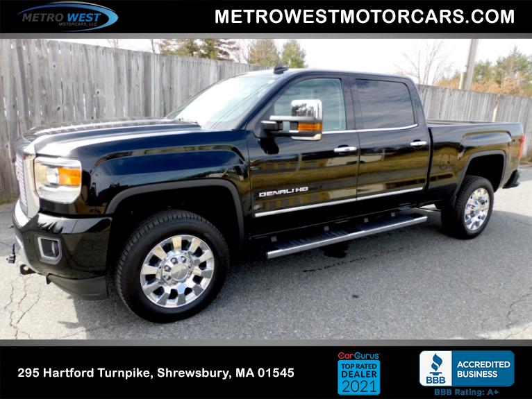 Used 2017 GMC Sierra 2500hd 4WD Crew Cab Denali Used 2017 GMC Sierra 2500hd 4WD Crew Cab Denali for sale at Metro West Motorcars LLC in Shrewsbury MA 1