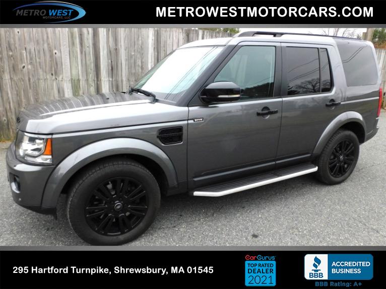 Used 2016 Land Rover Lr4 HSE Silver Edition Used 2016 Land Rover Lr4 HSE Silver Edition for sale  at Metro West Motorcars LLC in Shrewsbury MA 1