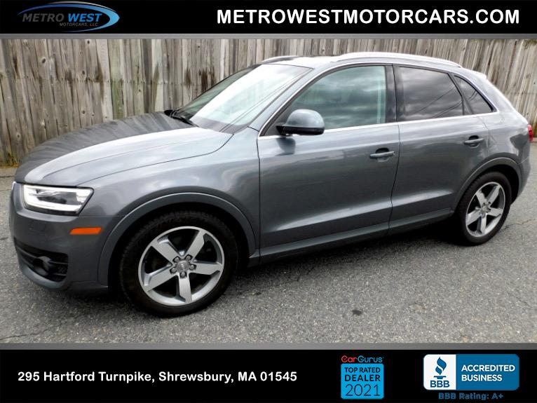 Used 2015 Audi Q3 2.0T Premium Plus Quattro Used 2015 Audi Q3 2.0T Premium Plus Quattro for sale at Metro West Motorcars LLC in Shrewsbury MA 1