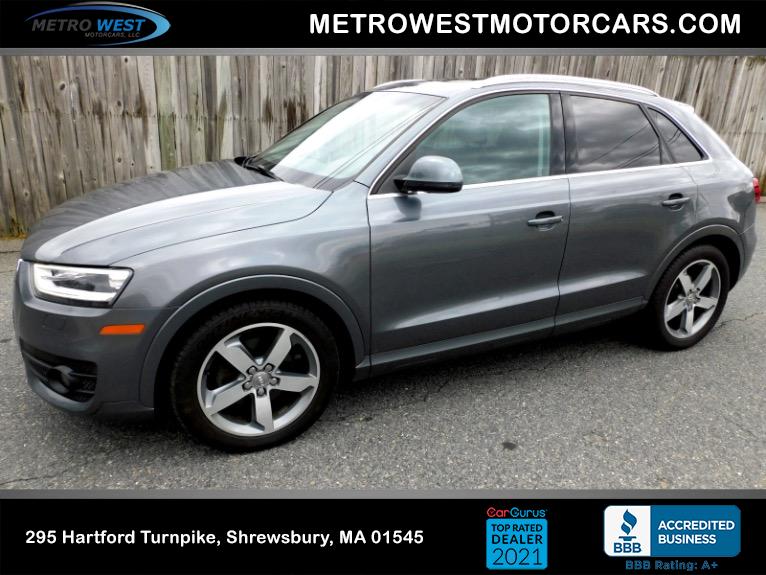 Used 2015 Audi Q3 2.0T Premium Plus Quattro Used 2015 Audi Q3 2.0T Premium Plus Quattro for sale  at Metro West Motorcars LLC in Shrewsbury MA 1