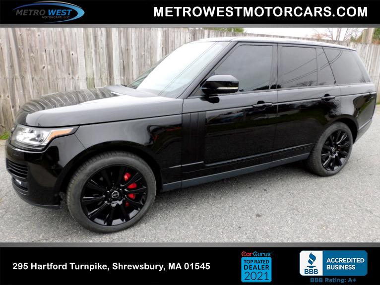 Used 2014 Land Rover Range Rover Supercharged Used 2014 Land Rover Range Rover Supercharged for sale at Metro West Motorcars LLC in Shrewsbury MA 1