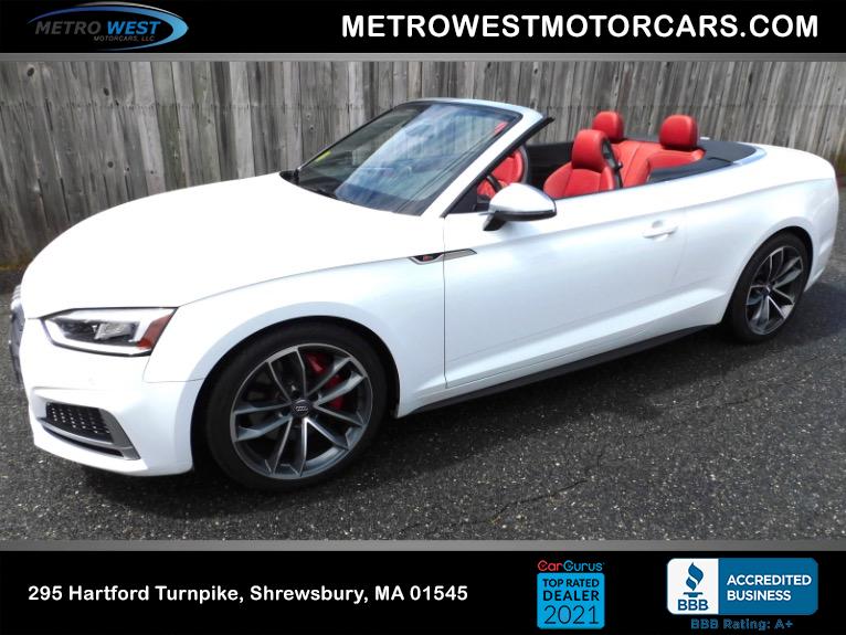 Used 2018 Audi S5 Cabriolet 3.0 TFSI Premium Plus Used 2018 Audi S5 Cabriolet 3.0 TFSI Premium Plus for sale  at Metro West Motorcars LLC in Shrewsbury MA 1