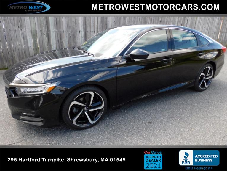 Used 2018 Honda Accord Sedan Sport 1.5T CVT Used 2018 Honda Accord Sedan Sport 1.5T CVT for sale at Metro West Motorcars LLC in Shrewsbury MA 1