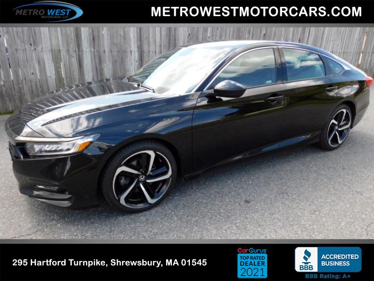 Used 2018 Honda Accord Sedan Sport 1.5T CVT Used 2018 Honda Accord Sedan Sport 1.5T CVT for sale  at Metro West Motorcars LLC in Shrewsbury MA 1