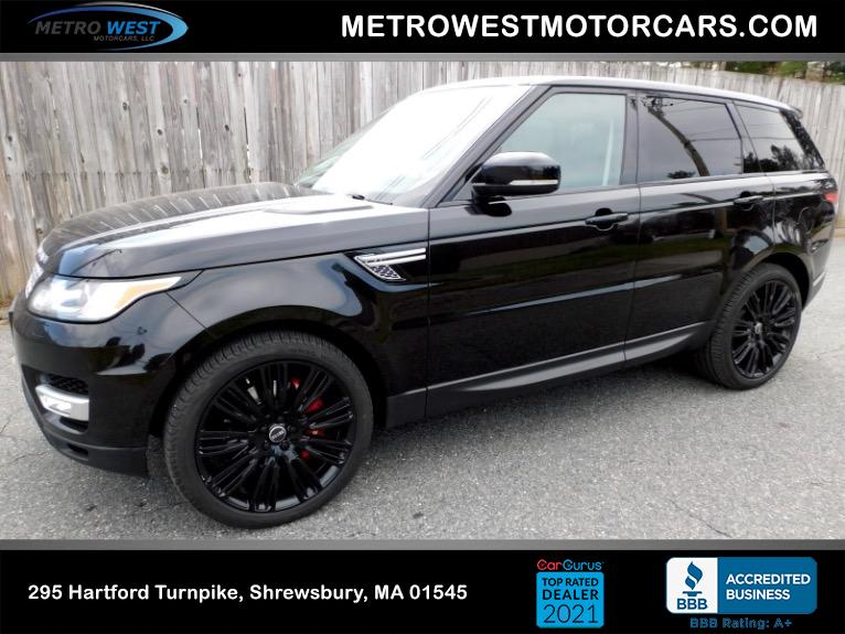 Used 2015 Land Rover Range Rover Sport V8 Supercharged Used 2015 Land Rover Range Rover Sport V8 Supercharged for sale at Metro West Motorcars LLC in Shrewsbury MA 1