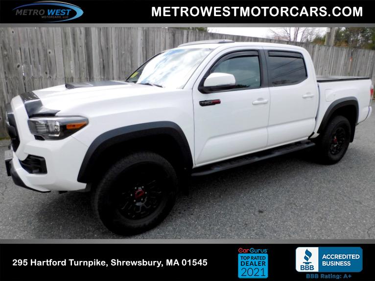 Used 2019 Toyota Tacoma 4wd TRD Pro Double Cab 5'' Bed V6 AT (Natl) Used 2019 Toyota Tacoma 4wd TRD Pro Double Cab 5'' Bed V6 AT (Natl) for sale  at Metro West Motorcars LLC in Shrewsbury MA 1