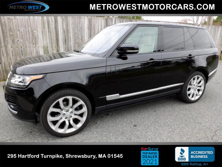 Used 2015 Land Rover Range Rover HSE Used 2015 Land Rover Range Rover HSE for sale at Metro West Motorcars LLC in Shrewsbury MA 1