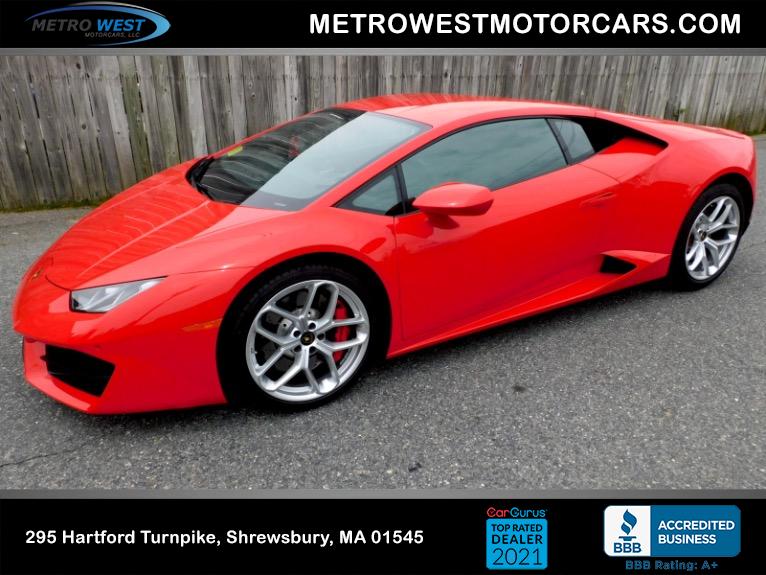 Used 2017 Lamborghini Huracan LP580-2 Used 2017 Lamborghini Huracan LP580-2 for sale at Metro West Motorcars LLC in Shrewsbury MA 1
