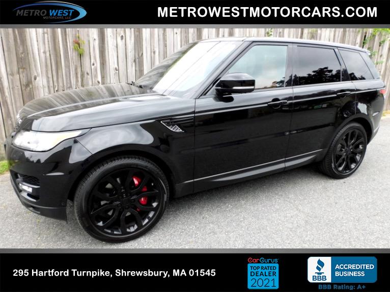 Used 2016 Land Rover Range Rover Sport V8 Supercharged Dynamic Used 2016 Land Rover Range Rover Sport V8 Supercharged Dynamic for sale  at Metro West Motorcars LLC in Shrewsbury MA 1