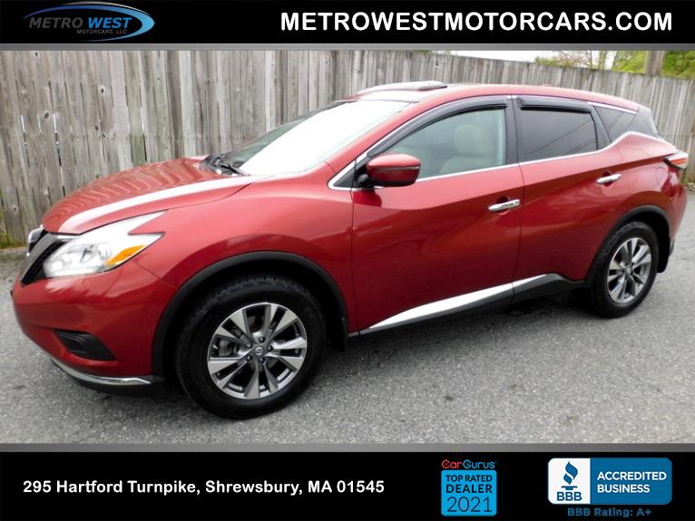 Used 2017 Nissan Murano 2017.5 AWD SL Used 2017 Nissan Murano 2017.5 AWD SL for sale  at Metro West Motorcars LLC in Shrewsbury MA 1